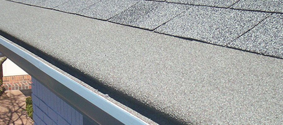 Gutters on a residential home in Davenport, IA.