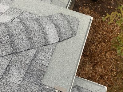 rock island gutter installation - new corner roof and gutter, after - 2