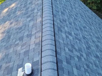 bettendorf roofing replacement - new peak of roof, after