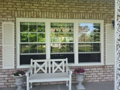 muscatine window installation, three new porch windows, after