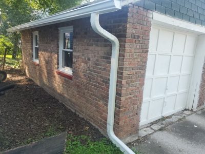 moline window replacement - new windows left side of garage, after