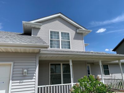 davenport window replacement - close-up of entire house, before
