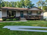 moline siding installation - front of house, after