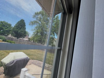 bettendorf patio door replacement - exterior door frame, before - 2