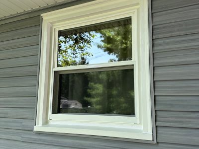 rock island window replacement - finished small exterior window