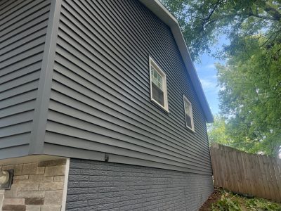 bettendorf siding replacement - side of house, after - 3