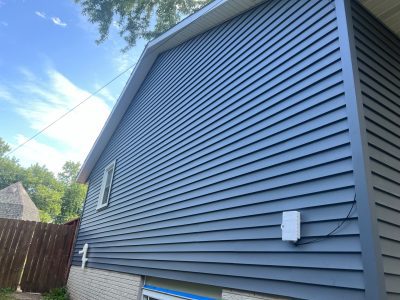 bettendorf siding replacement - side of house, after