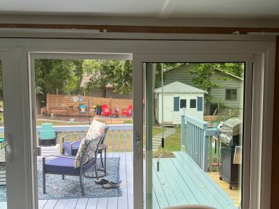 east moline patio door replacement - new glass patio doors, after