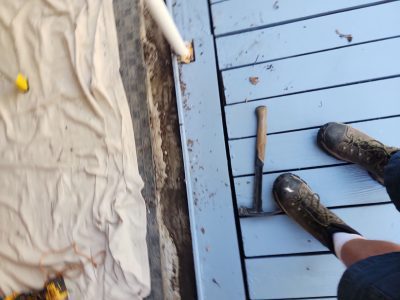 east moline patio door replacement - tools for removing old patio door, during