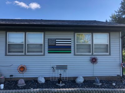 hillsdale window replacement - front view of house with old windows, before
