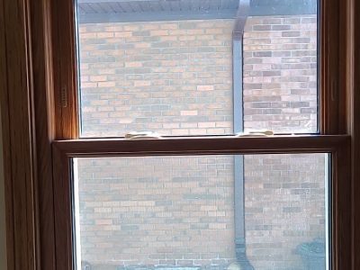east moline window replacement - inside close-up view of new kitchen window, after