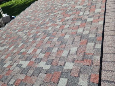 davenport roofing replacement - long side of new gray roof, after