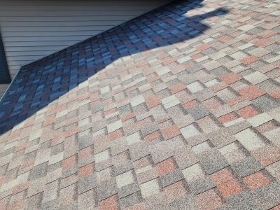davenport roofing replacement - short side of new gray roof, after