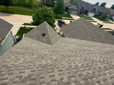 davenport roofing replacement - new peak of roof, after - 2