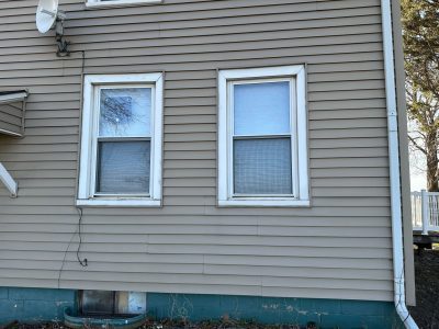 orion window replacement - exterior two old windows, before - 2