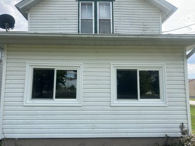 Andalusia Window Installation - outside slider windows, after