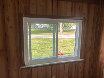 Andalusia Window Installation - inside slider window, after