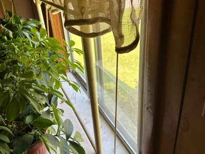 Andalusia Window Installation - inside slider window, before