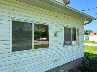 Andalusia Window Installation - outside from the left, before