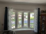 Rock Island Window Installation - inside bay window, after