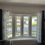 Rock Island Window Installation - inside bay window, after