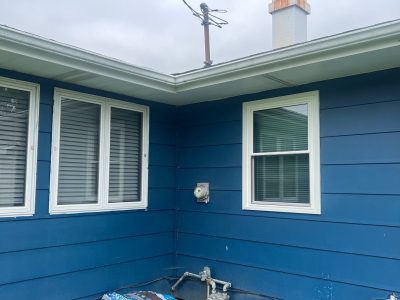 East Moline Window Installation - outside view Double Hung window, after