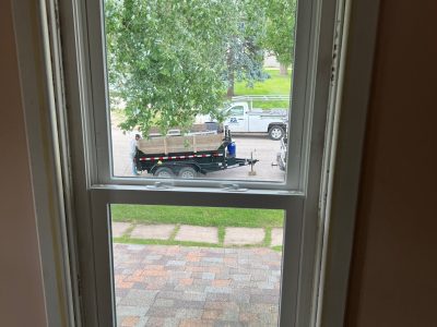Fulton Window Installation - inside front window upstairs, after