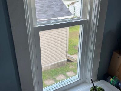 Fulton Window Installation - inside window upstairs, after