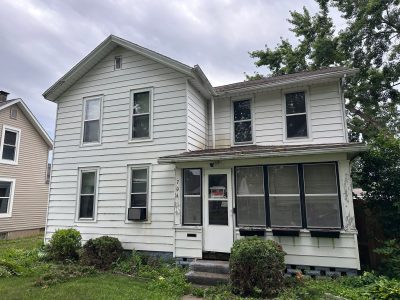 Fulton Window Installation - outside front, before