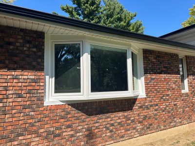 Peoria Window Replacement - outside bay window from left, after