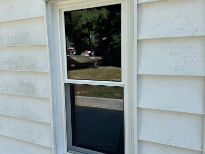 Peoria Window Replacement - outside double-hung window, after