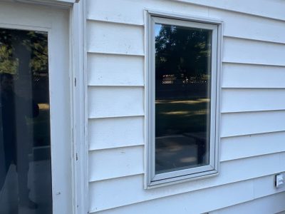 Peoria Window Replacement - outside window, before