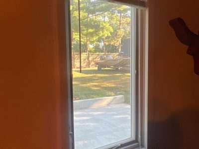 Peoria Window Replacement - inside window, before
