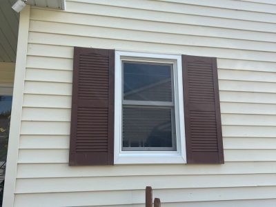 Le Claire Window Replacement - outside side double-hung window, after