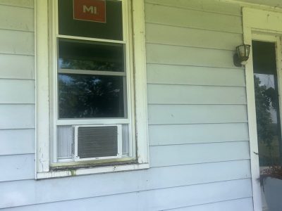 Taylor Ridge Window Replacement - outside rear window, after