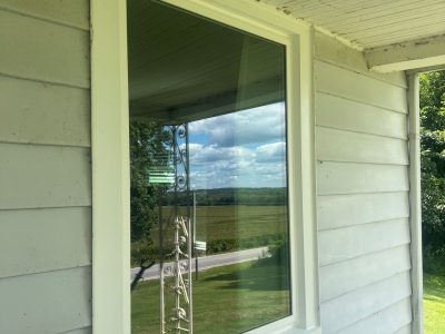 Taylor Ridge Window Replacement - outside bay window, after