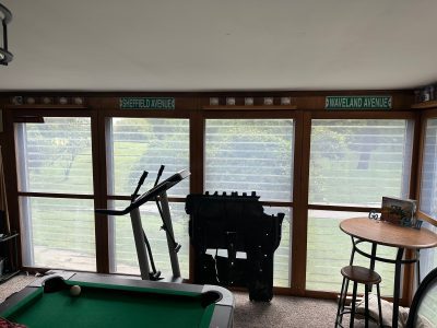 Taylor Ridge Window Replacement - inside left sunroom, before