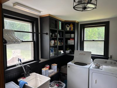Taylor Ridge Window Replacement - inside laundry room, before