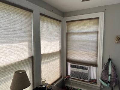 Taylor Ridge Window Replacement - inside rear porch corner, before