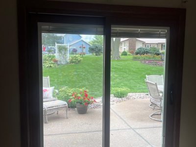 Bettendorf Patio Door Installation - inside, after