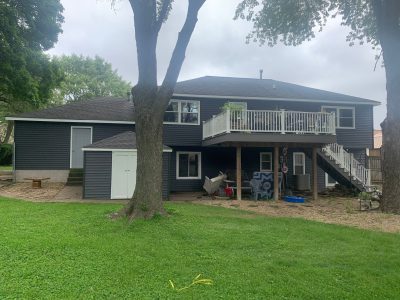Eldridge Siding Replacement , rear after