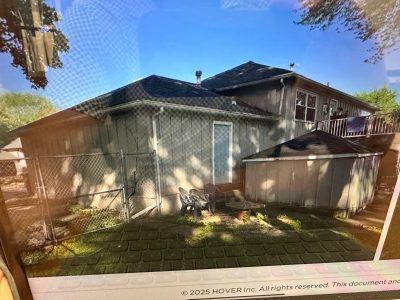 Eldridge Siding Replacement , rear left corner before