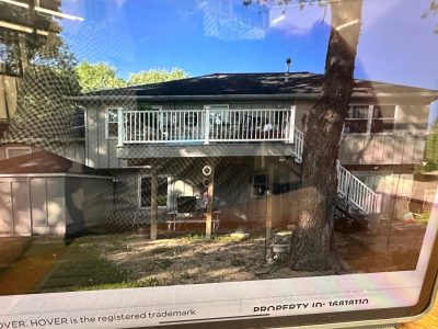 Eldridge Siding Replacement , rear before