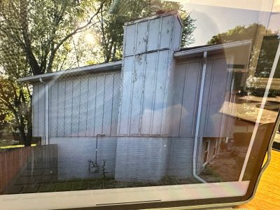 Eldridge Siding Replacement , side before