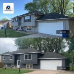 Eldridge Siding Replacement , before and after