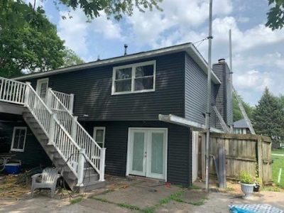 Eldridge Siding Replacement , rear right during