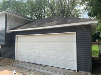 Eldridge Siding Replacement , front left during