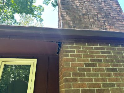 Moline Siding Installation - outside damage, before