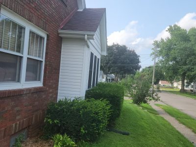 Davenport Gutter Replacement - side, after