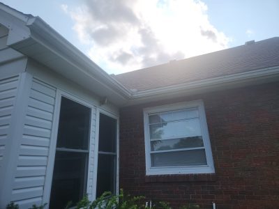 Davenport Gutter Replacement - inner corner, after